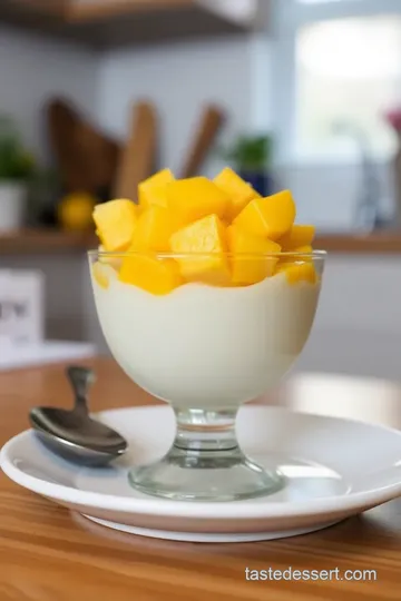 Creamy Mango Coconut Mousse for Dysphagia steps