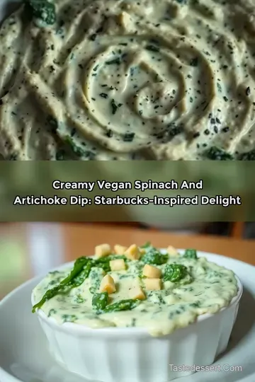 Creamy Vegan Spinach and Artichoke Dip: Starbucks-Inspired Delight