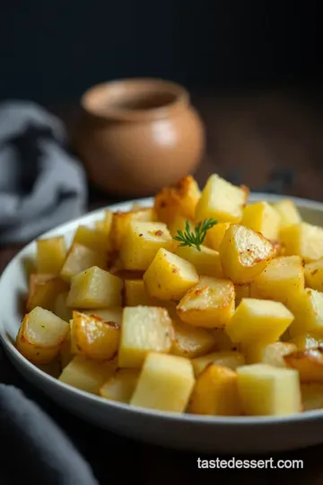 Crispy Pan-Fried Potatoes in Beef Tallow presentation