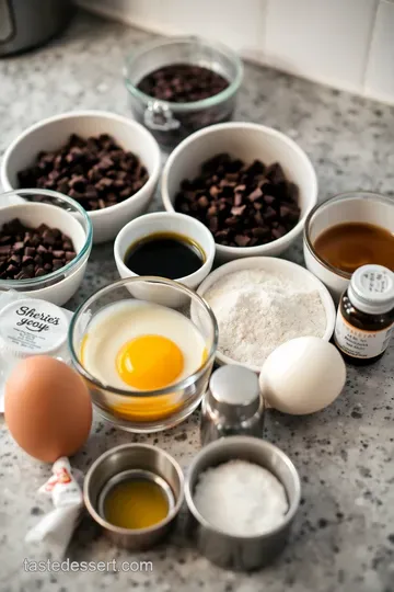Decadent Chocolate Coffee Mousse ingredients