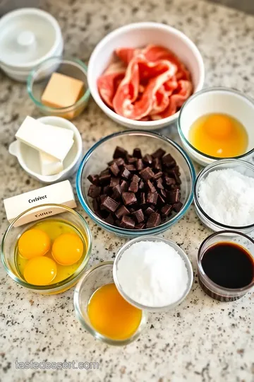 Decadent Chocolate Lava Cake ingredients