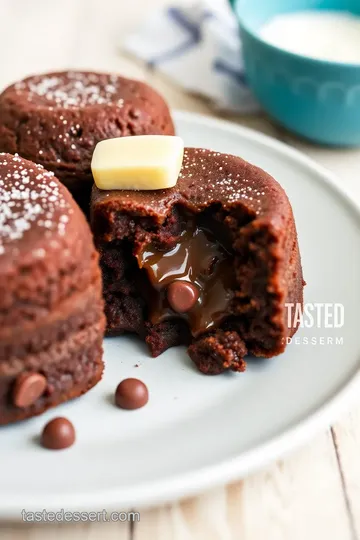 Decadent Chocolate Lava Cakes presentation