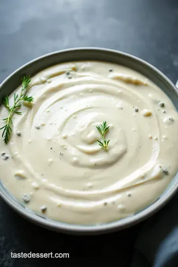 Decadent Gorgonzola Cheese Sauce: A Creamy Delight presentation