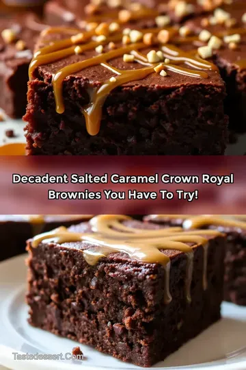 Decadent Salted Caramel Crown Royal Brownies You Have to Try!