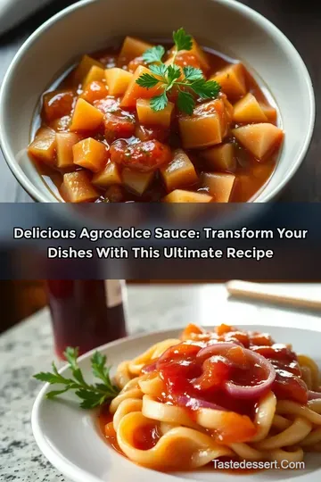 Delicious Agrodolce Sauce: Transform Your Dishes with This Ultimate Recipe