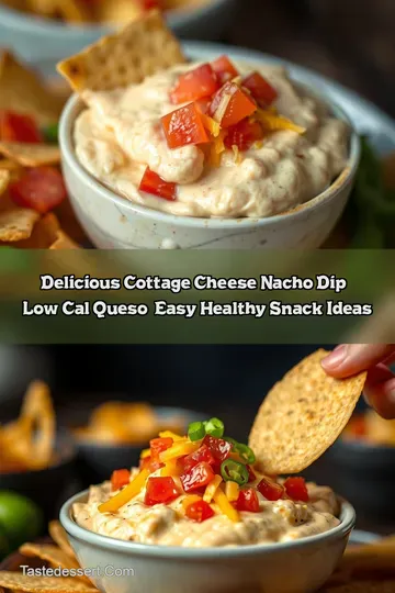 Delicious Cottage Cheese Nacho Dip & Low Cal Queso: Easy Healthy Snack Ideas