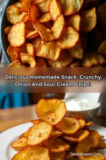 Delicious Homemade Snack: Crunchy Onion and Sour Cream Chips!