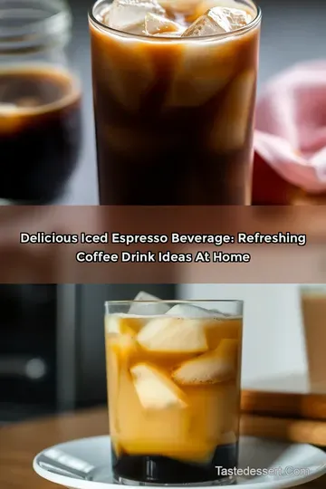 Delicious Iced Espresso Beverage: Refreshing Coffee Drink Ideas at Home