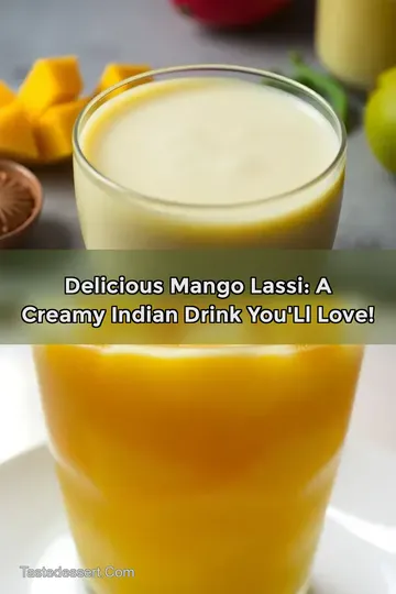 Delicious Mango Lassi: A Creamy Indian Drink You&#039 ll Love!