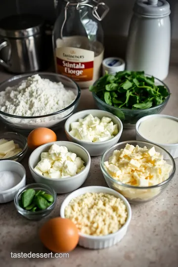 Delicious Sacchetti Pasta ingredients