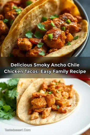 Delicious Smoky Ancho Chile Chicken Tacos: Easy Family Recipe