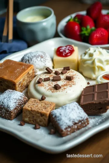 Delightful Assorted Desserts Platter presentation