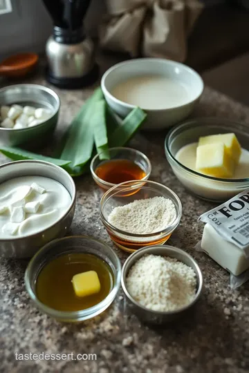 Foco Aloe Vera Dessert ingredients