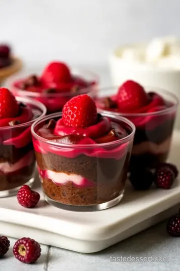 Easy black forest dessert cups: 5 Delicious Layers to Tempt Your Tastebuds! presentation