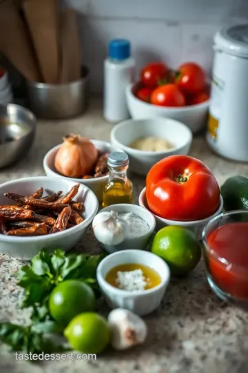 Fiery Chili de Arbol Salsa ingredients