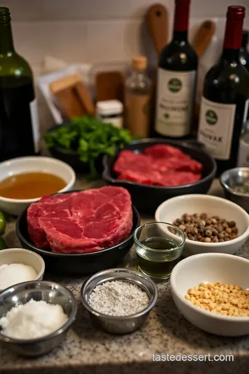 Filet Mignon Medallions with Red Wine Reduction ingredients