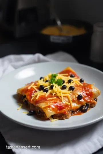 Freezer-Friendly Enchiladas: A Delicious Make-Ahead Meal presentation