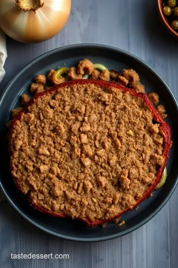 French Onion Meatloaf presentation