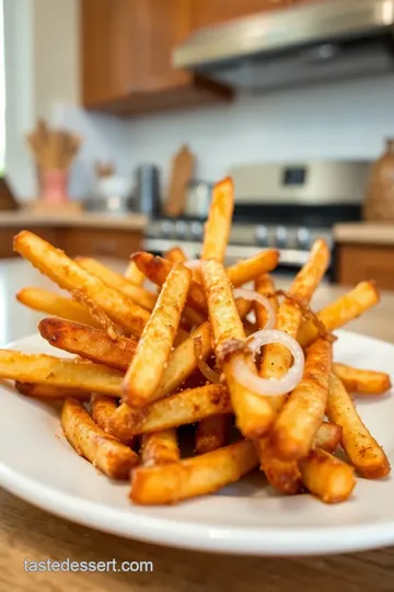 Crispy Onion French Fries steps