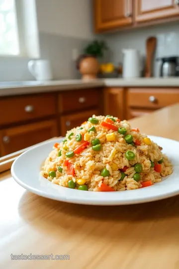 Easy Fried Rice with Frozen Vegetables steps