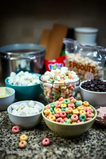 Froot Loops Treats: A Colorful Twist on Rice Crispy Treats ingredients