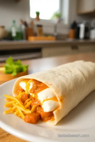 Delicious Bean Cream Cheese Burritos steps