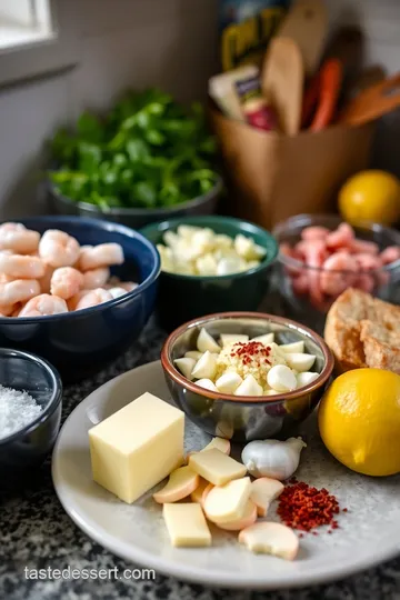 Garlic Butter Shrimp with Fresh Herbs ingredients