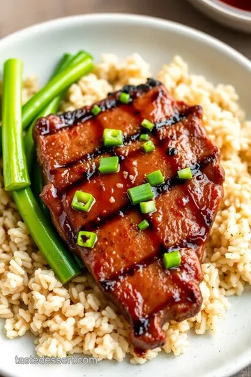 Delicious Teriyaki Beef Bowl presentation