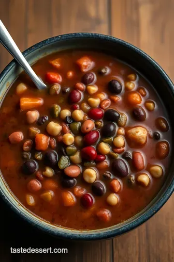 Hearty 7-Bean Soup: A Bowl of Wholesome Goodness presentation