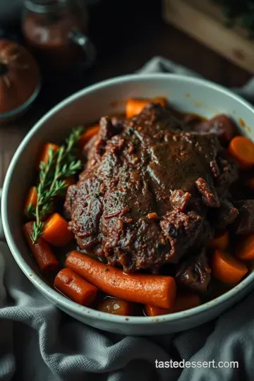Herb and Spice Infused Pot Roast: A Comforting Classic presentation