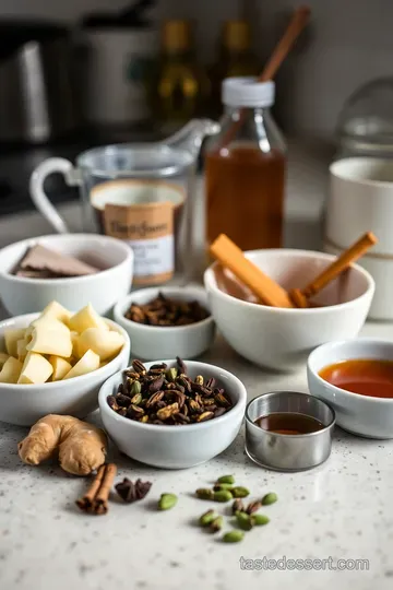 Homemade Chai Latte à la Starbucks: A Cozy Cup of Spice ingredients