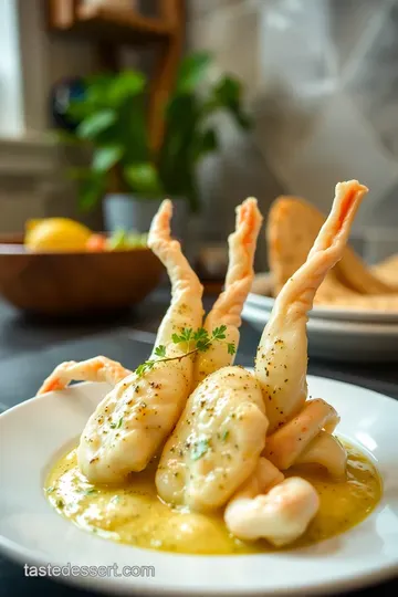 Imitation Surimi Snow Crab Legs with Garlic Butter Dipping Sauce steps