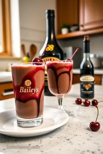 Indulgent Chocolate Cherry Baileys Bliss steps