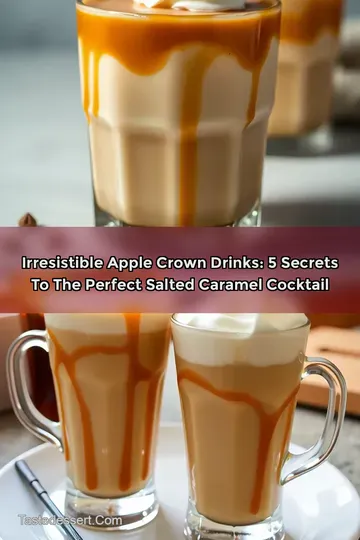 Irresistible Apple Crown Drinks: 5 Secrets to the Perfect Salted Caramel Cocktail