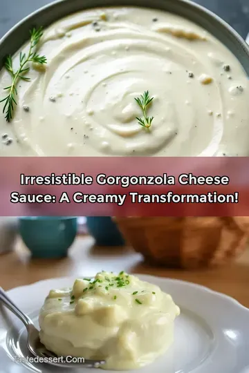 Irresistible Gorgonzola Cheese Sauce: A Creamy Transformation!