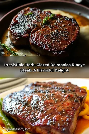 Irresistible Herb-Glazed Delmonico Ribeye Steak: A Flavorful Delight