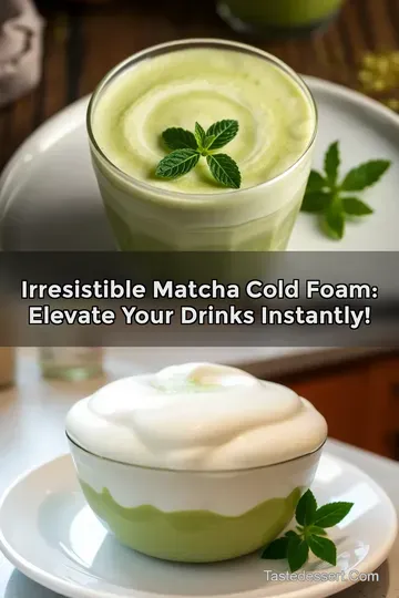 Irresistible Matcha Cold Foam: Elevate Your Drinks Instantly!