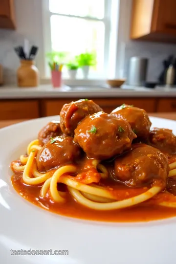 Juicy Meatballs with Rich Gravy steps