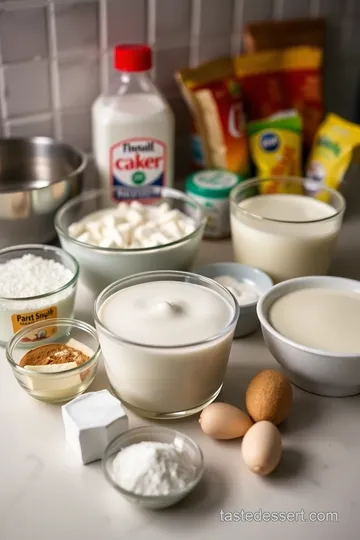 Junket Danish Dessert ingredients