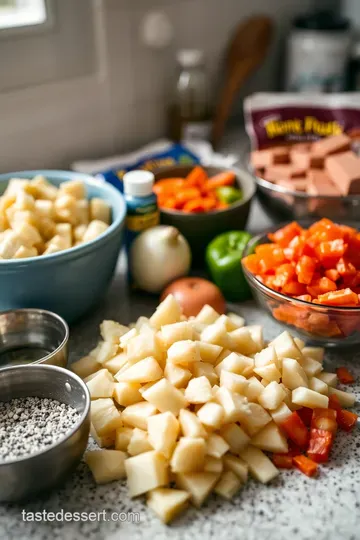 Leftover Hot Dog Hash: A Savory Morning Delight ingredients
