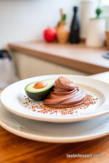 Chocolate Avocado Mousse steps