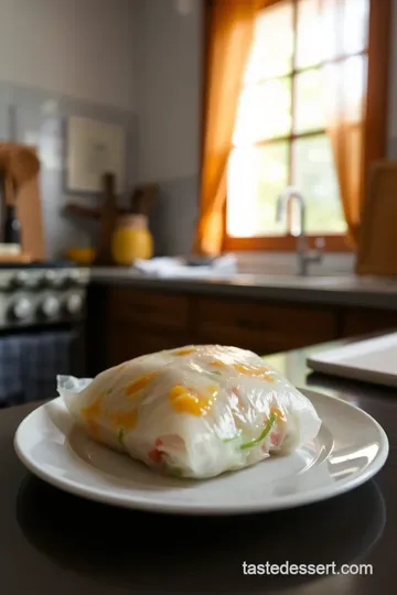 Coconut Mango Rice Paper Rolls with Sweet Coconut Sauce steps