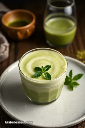 Matcha Cold Foam Delight presentation