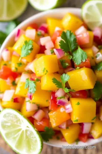 Fresh Mango Salsa Recipe presentation