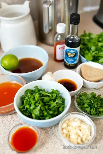 Zesty Sweet Chili Lime Sauce ingredients