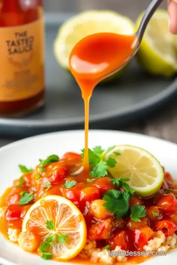 Zesty Sweet Chili Lime Sauce presentation