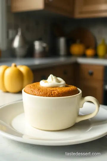 Microwavable No-Egg Pumpkin Spice Mug Cake steps