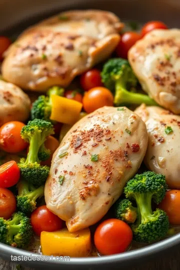 Easy One-Pan Chicken and Vegetables presentation