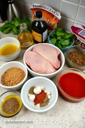 Baked Adobado Chicken ingredients