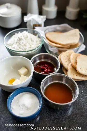 Pan-Fry Halloumi Flatbreads with Honey ingredients